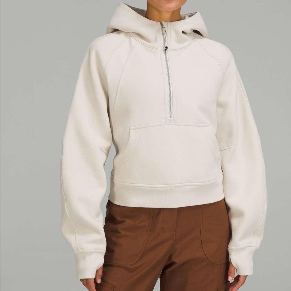 Scuba Oversized Half Zip Hoodie
